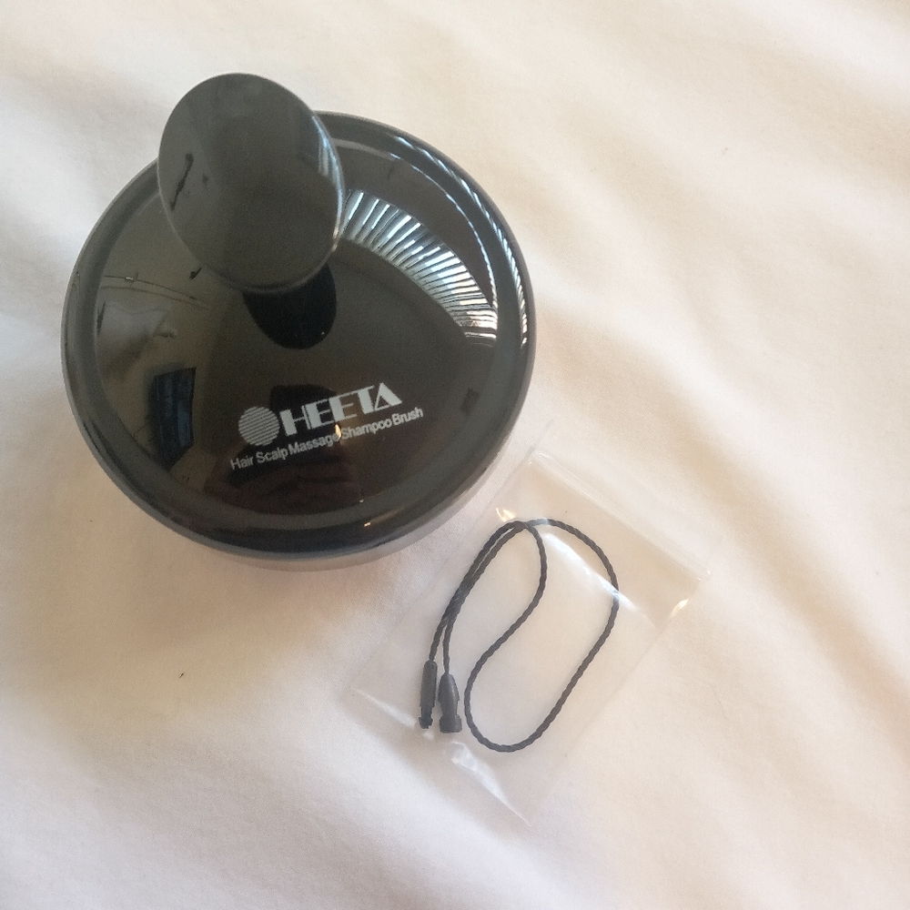Hair  silicone brush  black